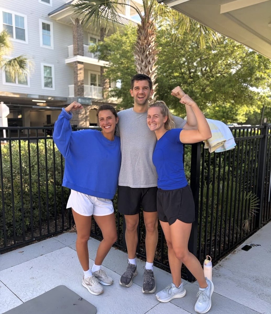 AptLife's tweet photo. POV: You step out your door and into an epic fitness event right in your own backyard. Let's work up a sweat, crush some goals, and make a few new friends along the way. 💪🔥

(Bridgeside at Patriots Point in Mount Pleasant, South Carolina) https://t.co/mhDEduUcQu