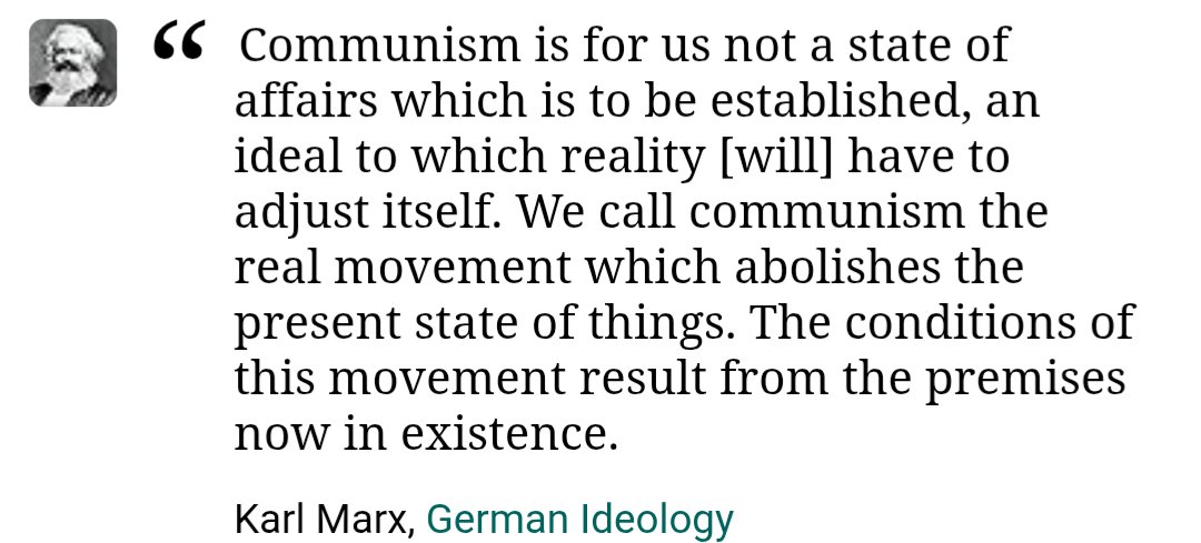 TheLifeOfMatt's tweet photo. @JuicyJuuce @GoldensHag @corpseinorbit @carlo_5518 @blowbackpod Utilising mechanisms of capitalism to abolish it is communism, in Marx's definition https://t.co/TojaW4WOxB