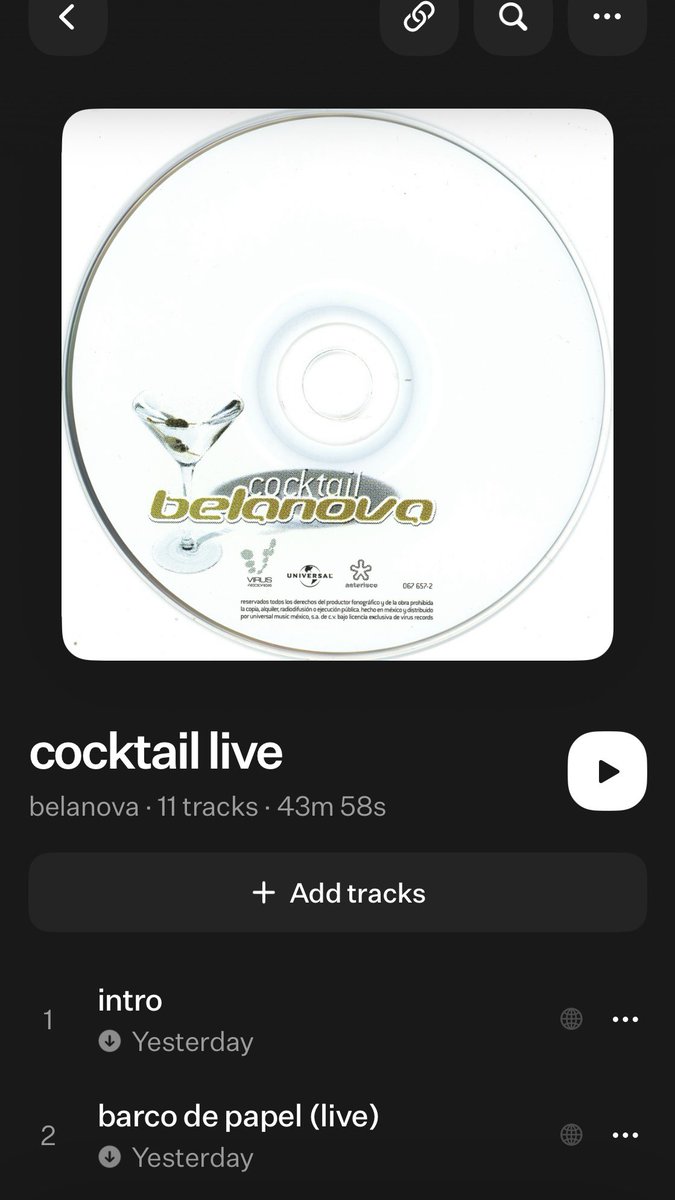 alqxik's tweet photo. hola 

el único live de cocktail en .flac

neta denle una escucha, de los mejores live albums que he escuchado fr
https://t.co/afQWKqkQE6 https://t.co/yY2k5r4jM4