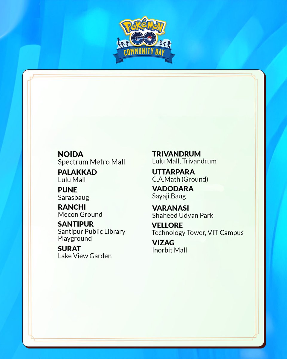 Pokémon GO India tweet media