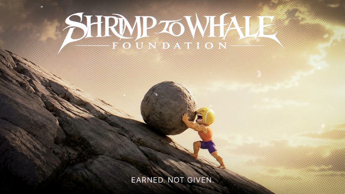 Introducing the Shrimp to Whale Foundation.

LFG wants to help those who are contributors, supporters, and believers in our mission

The Shrimp to Whale foundation will be scouting and selecting the best of the best community members to airdrop additional supply.

🦐 -> 🐳