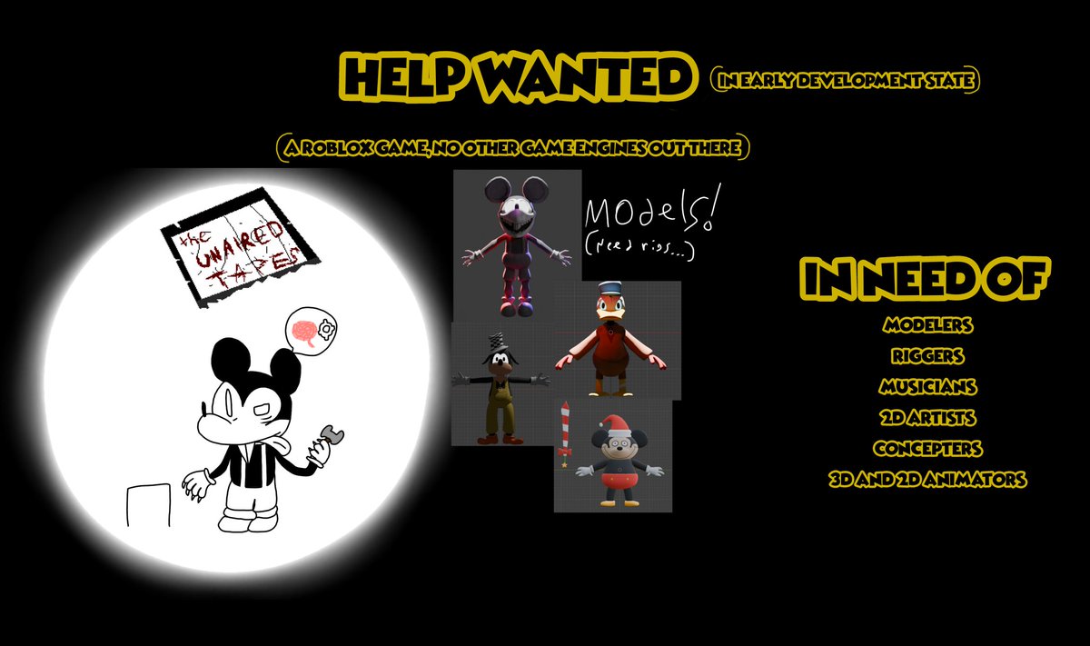 Nanlee9760171's tweet photo. Hey guys, i have bad news, The Models of the characters are officially Scrapped, because our modeler SharpestSword left the team Sadly, so if you're a modeler and stuff,Dm @super_S12532 or me here or in discord (if ur interested), Anyways have a nice day!
Art by @super_S12532 https://t.co/YmphRkTO3Z
