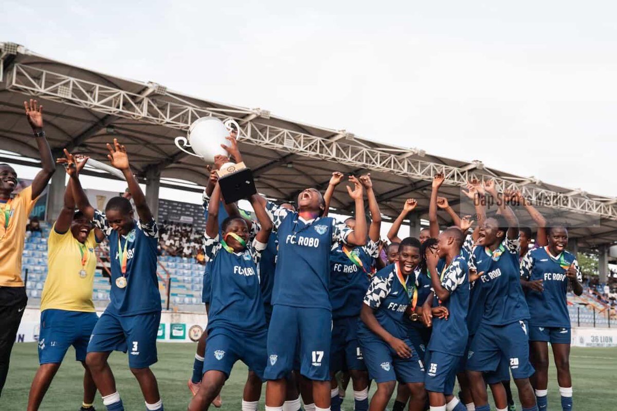 OfficialFcRobo's tweet photo. CHAMPION OF THE LAGOS STATE FEDERATION CUP 
14TH TIME IN HISTORY https://t.co/IKDYuY6iUP