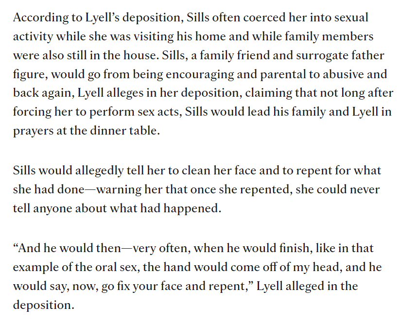 geekyguyjay's tweet photo. Because we have to keep relitigating this argument over and over again...here are some of the excerpts from @CTmagazine's coverage of what #Lyell actually testified to. Megan HAS these transcripts, but continues to choose a misleading narrative.
https://t.co/gDk0yDADoJ https://t.co/juDLKHK91V