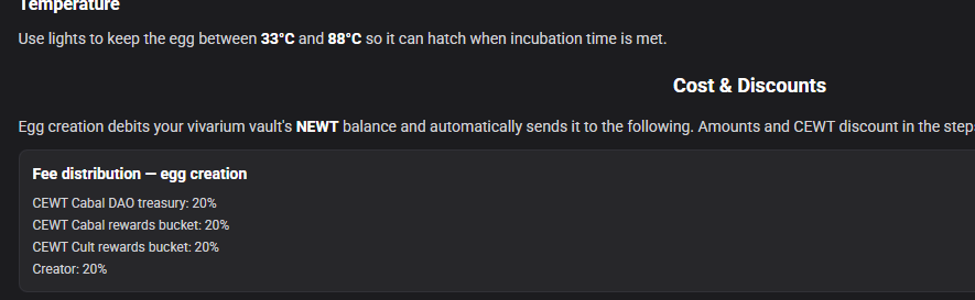 CewtsCult's tweet photo. Big money is special to us!

60% of all spiked collar sales in the pet shop go to Big Money DAO the game itself is an NFT-Fi flywheel

all actions including mints reward many awesome creators and collections

All mints from breeding, eggs, memorial NFTs go right to daodao rewards buckets to Cabal stakers

(And cewt cult once the migration is finished)