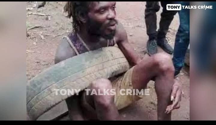 ArcSadam's tweet photo. The most popular £ater of human being in Nigeria arrested.

In the early morning on the 3rd February, 1999, a man named Joseph Bello was returning from a night vigil around Oshodi fly-over, near Toyota bus stop, Lagos State, when he heard a noise that sounds like a human screaming. He stopped and looked closely and the noise came from a small hunt built with tyres, and when he approached the place, he perceived smell like roasted meat but it was coming in an extra ordinary way. When he approached the place, he saw hvman fl£sh and b0dy parts been roasted. At that moment, he started shouting which attracted drivers, travellers and other passersby. When he announced to the crowd what he saw, they all bursted into the hunt and saw hvman b0dy parts everywhere. At that moment the man who lived in that hunt by name Clifford Orji, tried to run, but was caught by the people, who started beating him. When people search the place, they saw a woman that was ti£d inside the hunt, very weak and hungry and was identified as Hawawu Lawal, a resident of Agege in Lagos State, who was probably the next to be k!lled by Clifford Orji. She was immediately rushed to hospital, but she di£d thereafter. 

In the same place, Clifford Orji had a close associate named Tabiru Alihu. The mob rushed to Tabiru Alihu hunt, and what they saw was a 4 feet pit, which was were they k££p people waiting for the time to k!ll and c00k the v!ctim. When the police finally arrived, they searched Clifford Orjis' hideout and saw cooking pots filled with hvman skvlls, fl£sh and b0nes, f£male und£rwear, knives and cutlasses. They also recovered 80k, chequ£ and cerullar phone. 

Clifford Orji was born in 1966, in Enugu State, Nigeria, very little was known about his family and early life. He used to be a razor blade seller in Oshodi market. After sometime he stopped selling razor blade and started presenting himself as a traditi0nal h£aler, with a business name Chineyelu, where he set up a stand under a flyover near Toyota bus stop. Sometimes he would appear like a m@d man and be chasing people around.

During interrogation, he told the police that women were their target. They used to bl0w a substance on their forehead which would make them to obey him, and he would continuously rap£d the v!ctim until the v!ctim loses c0nsciousness and he would k!ll her. Orji said that he had about 10 other people working with him, which among them was Tabiru Alihu. Tabiru Alihu was responsible for luring w0men who hawks around, by telling them that somebody wanted to buy from them. While Clifford k!ll and c00k them. Police also learnt that some of these b0dy parts were sold to rich individuals for ritvals. 

On Dec 7th 2000, Clifford Orji was charged to court and remanded in kirikiri prison in Lagos. But the prison officers reported that Clifford Orjis' m£ntal illness was getting out of hand. He was taking to several psychiatric hospitals, but he was rejected by all of them, with different reasons.  So the court couldn't hear his case due to his mental state. 

In 2012, after he had spent 12 years in the prison without trial, Clifford Orji filed a law suet against the attorney general of Lagos State, claiming that he has been unlawfully detained in the prison. 

On August 17th, 2012, Clifford Orji di£d in the kirikiri prison at the age of 46. The prison authority said that he di£d while sleeping, that the cause of his d£ath remains unknown. His b0dy was deposited at the general hospital m0rtuary, but no family member came to claim it. 

Please share this post as a caution for others to be careful and drop your comment on the comment section