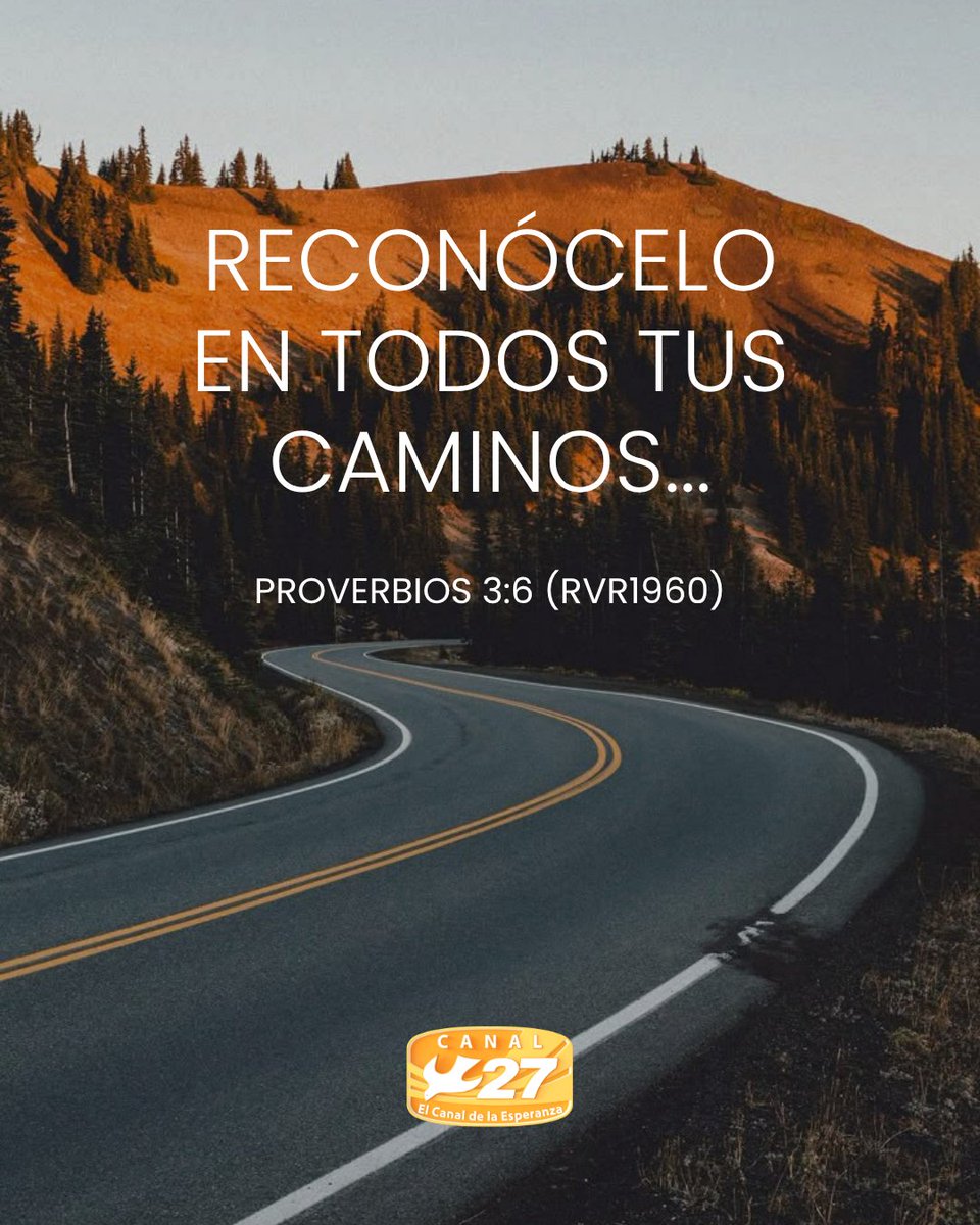 canal27org's tweet photo. A veces uno no entiende el camino… pero Dios sí.
#mensajespositivos #versiculodeldia #evangelismo #Diosesgrande https://t.co/SE0lEmH7rh