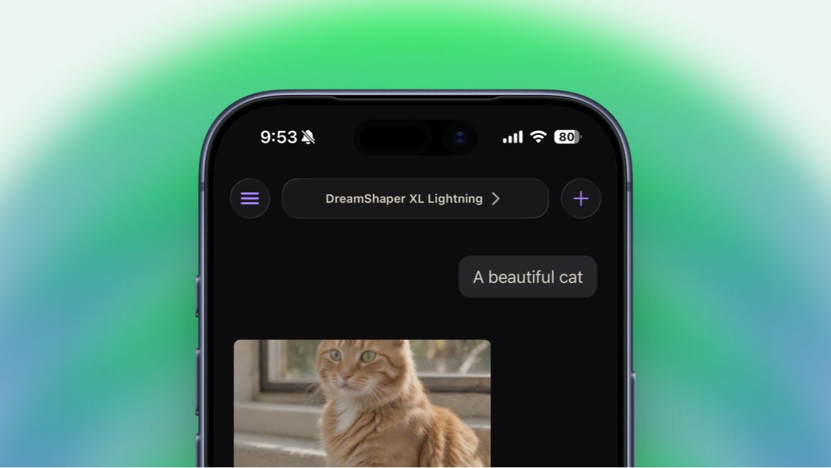 keuxdi's tweet photo. You can get unlimited image generations by running the model on your phone 💭 https://t.co/LRoZUOTqbN