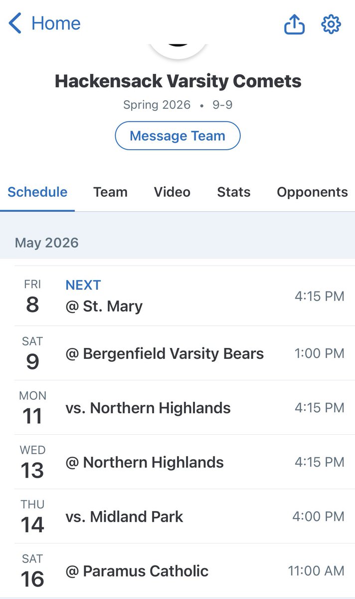 Hackensack High School Baseball tweet media