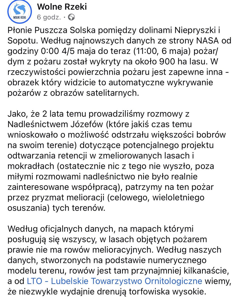 Michał Żmihorski tweet media