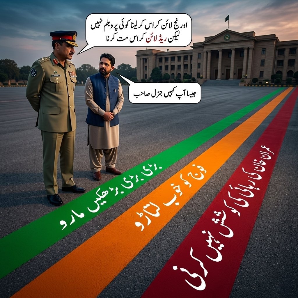 honey_eshaal's tweet photo. اورنج لائن کراس کر لینا کوئی پروبلم نہیں لیکن ریڈلائن کراس مت کرنا😒 https://t.co/ruARbnQzIt