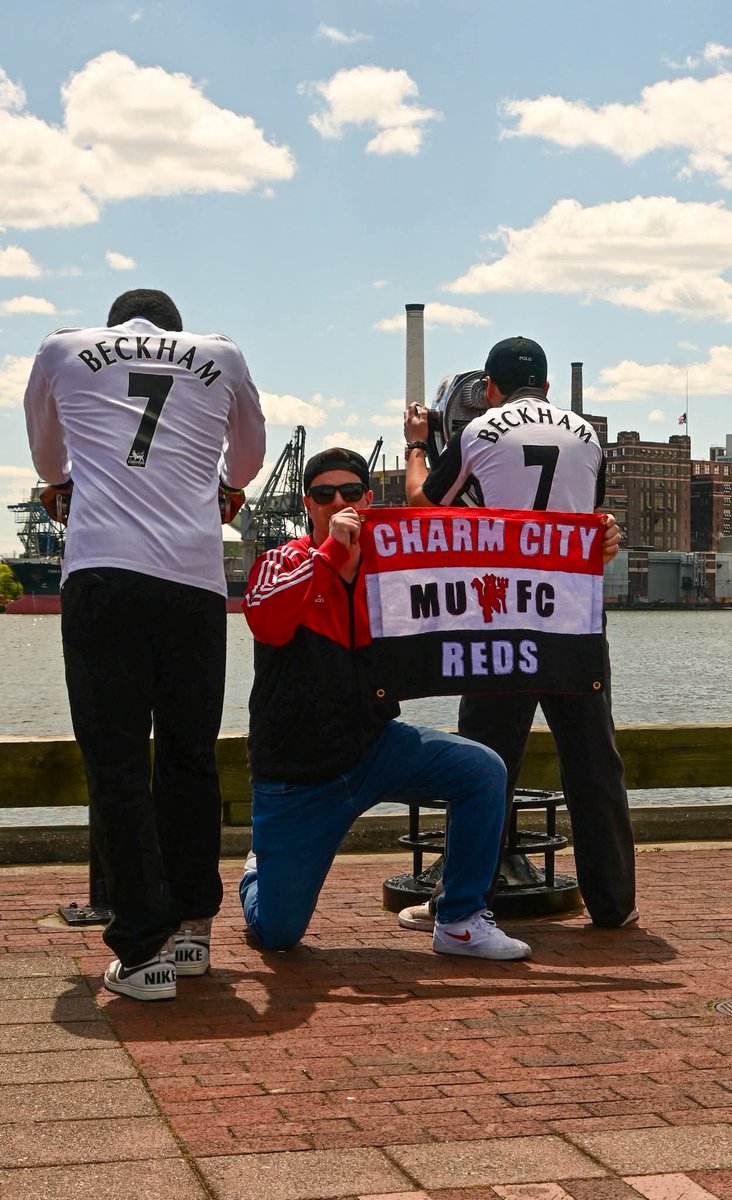 Baltimore is Beautiful 🔴⚪️⚫️ #mufc