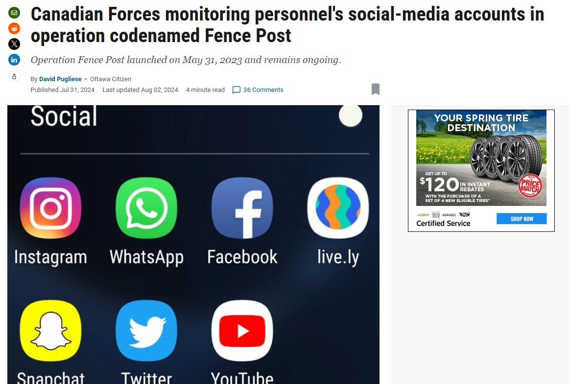 We are getting a surge of CAF members reaching out to us due to the CFLRS story.  Best way to get your info out is speak directly to our journalist friends over at Juno News who broke the the story <a href="/cosminDZS/">Cosmin Dzsurdzsa</a> and <a href="/Harry__Faulkner/">Harrison Faulkner</a>  We can provide their emails via DM if needed.