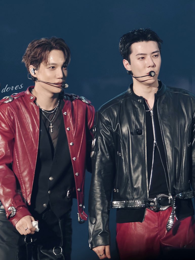 Oh Sehun: "Kim kai. It's a name i've used for 13 years now. we were 15 then. He'd entered the company about 1 year before me. Since it's a nickname when we were young and we were trainees, i call him that when it's the two of us, or even on broadcasts. It's comfortable."
♥️🤧
