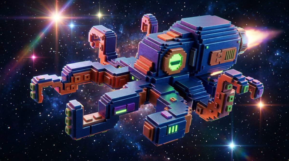 Toshi's Prompt Share: 8-Bit Spaceships! 🎮🌌🚀 [theme] hyper-realistic 8 ...