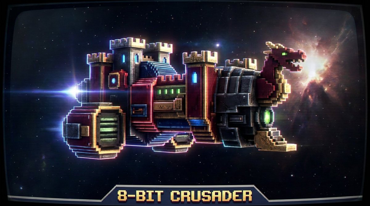 Toshi's Prompt Share: 8-Bit Spaceships! 🎮🌌🚀 [theme] hyper-realistic 8 ...