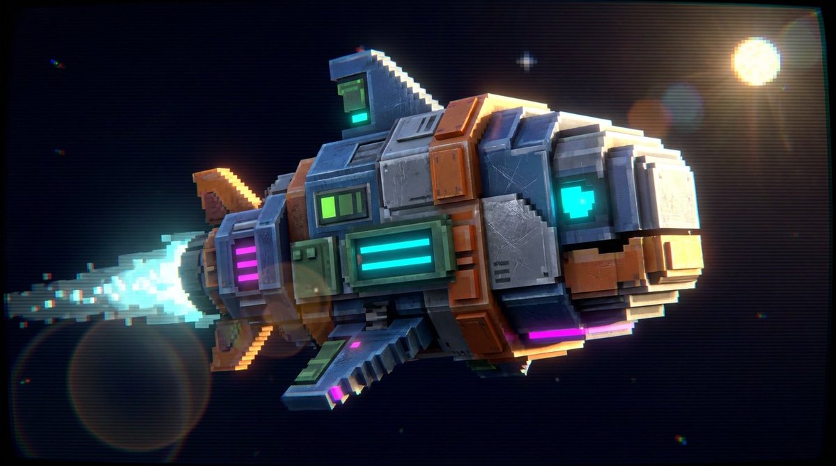 Toshi's Prompt Share: 8-Bit Spaceships! 🎮🌌🚀 [theme] hyper-realistic 8 ...