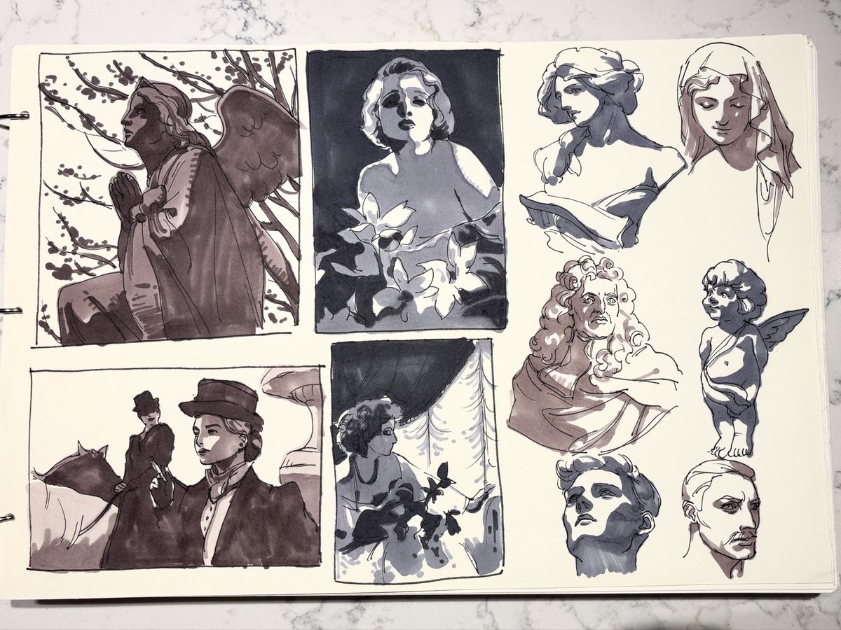 kr_585's tweet photo. Study
Doing value studies is very fulfilling and relaxing to me.
Honestly I will forever prefer doing art studies on paper unless it’s a color study then doing it digitally makes more sense https://t.co/VSKmtOEe2K