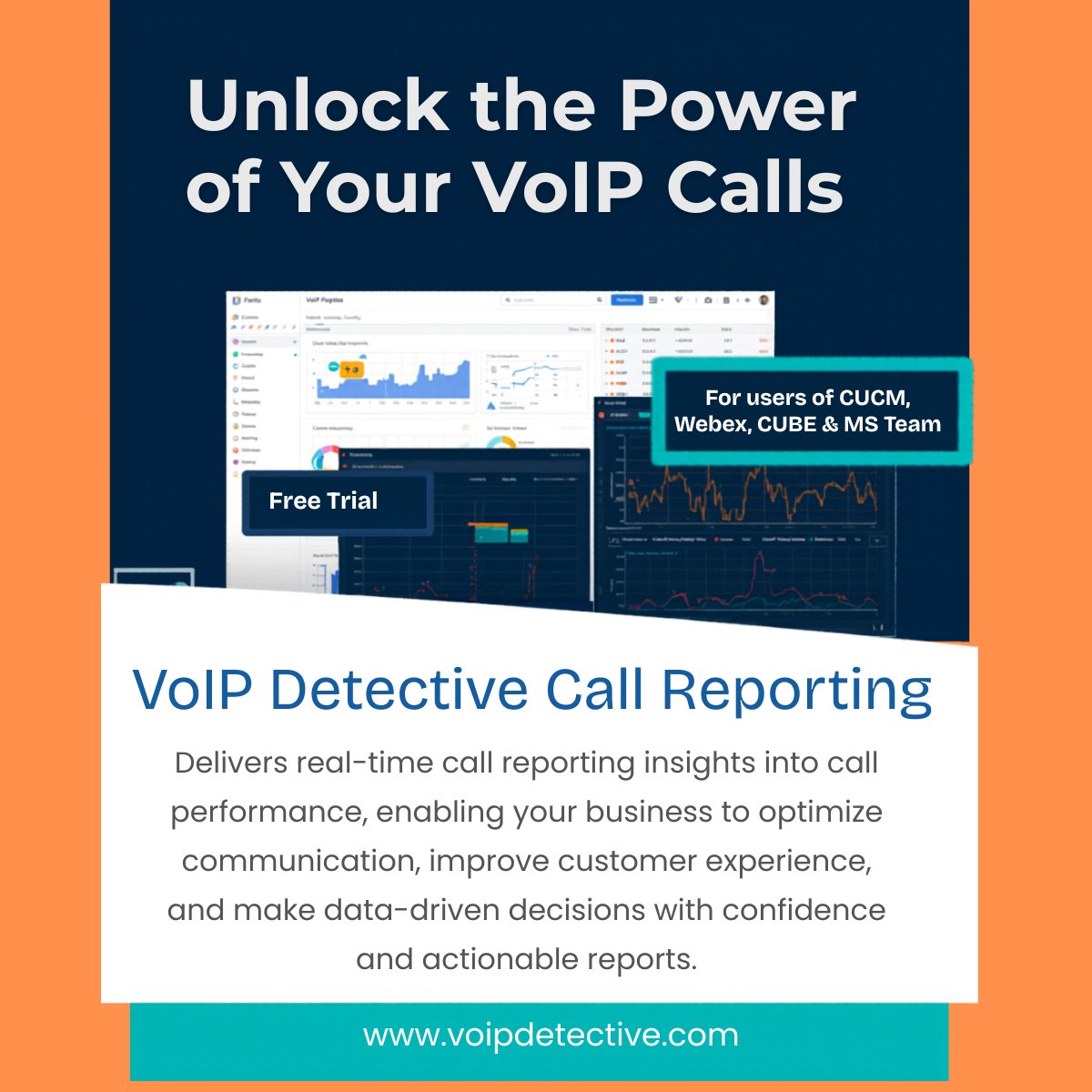 VoIPDetective's tweet photo. Turn every call into insight.
https://t.co/cyI4ivDLcg
#CallAnalytics #CUCM
#VoIP #voipdetective.com
#BusinessInsights #callreporting
#DataDriven
#CustomerExperience https://t.co/yJbmavtDJK