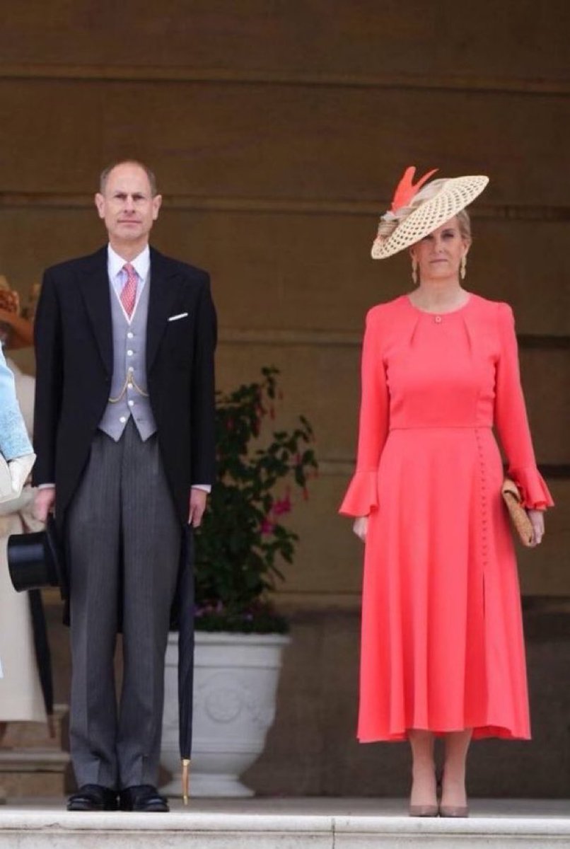 HRH The Duchess of Edinburgh attending a garden party today #HRHTheDuchessofEdinburgh
