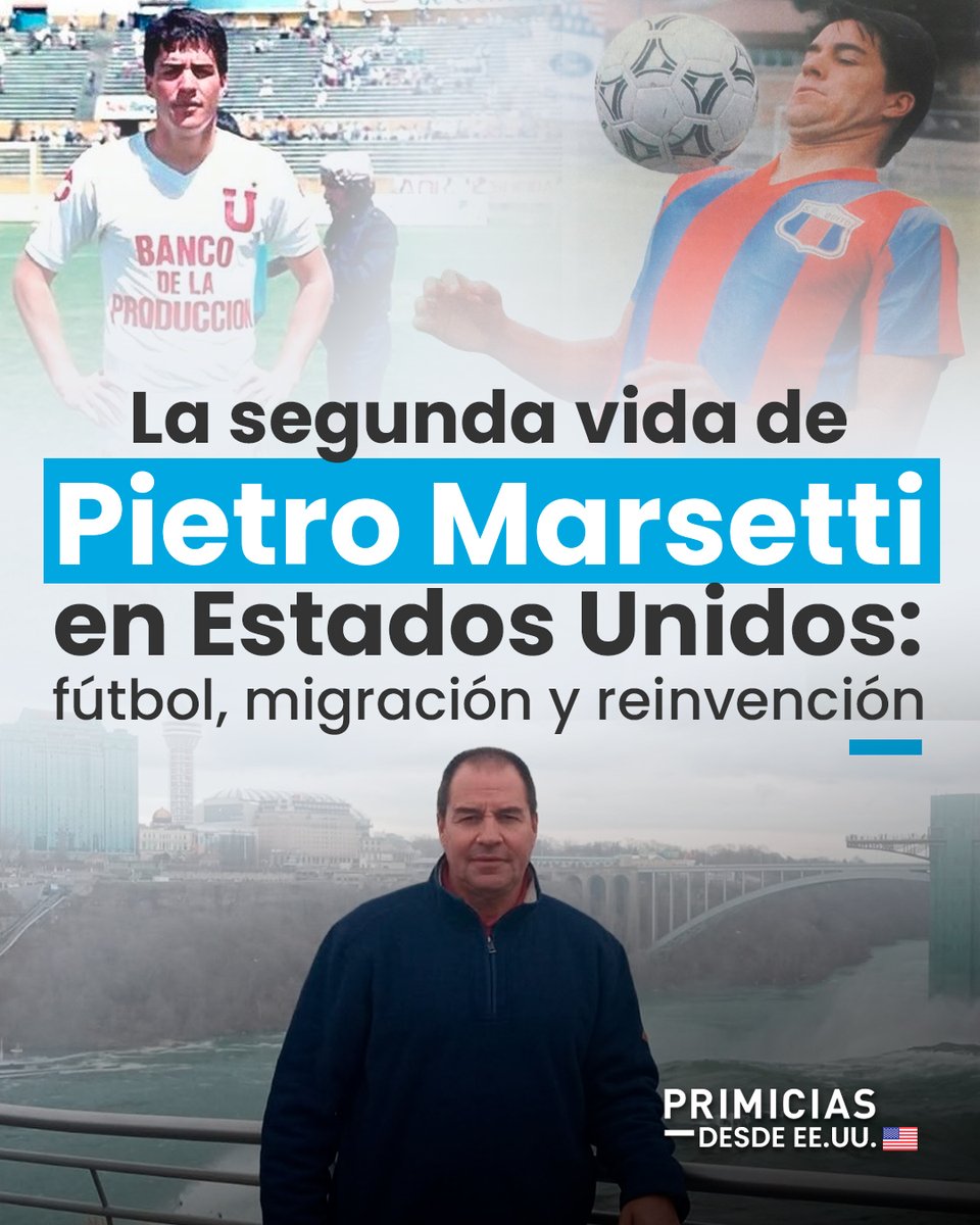 #PrimiciasDesdeNuevaYork | Jugó en la selección ecuatoriana en otra época del fútbol. Hoy, en Pensacola, Estados Unidos, reconstruye su vida lejos de las canchas, con disciplina y sin nostalgia. Esta es la historia de migración de Pietro Marsetti. prim.ec/CcAa50YVFws