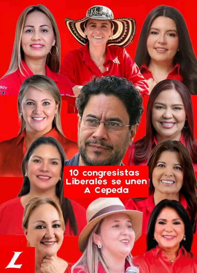 Bendito sea entre todas las mujeres <a href="/IvanCepedaCast/">Iván Cepeda Castro</a> presidente.

La avalancha roja ignora a Cesar Gaviria Trujillo y llegan en desbandada apoyar a Cepeda y Aida por una sencilla razón, van seguras a la victoria.