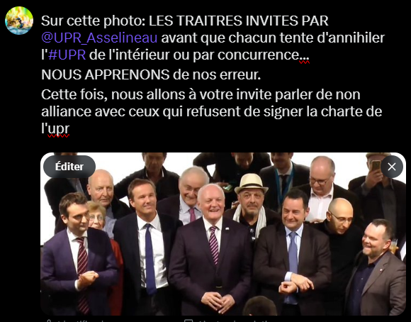 'Suis la p'tite fourmi UPR ! tweet media