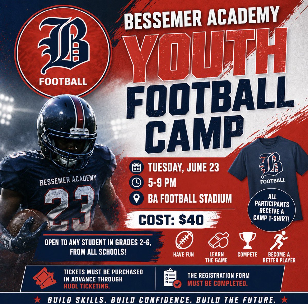 Bessemer Academy Football tweet media