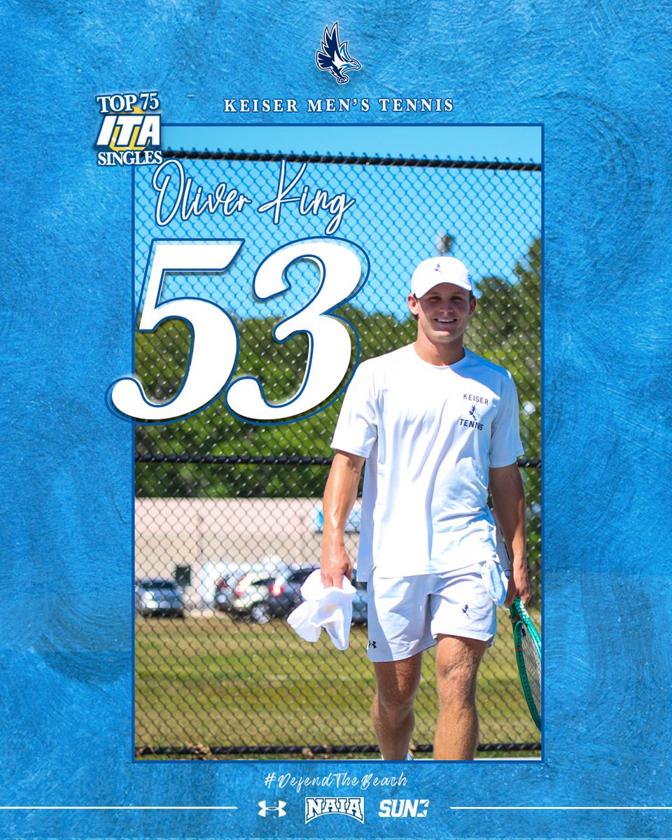 KUSeahawksMTEN's tweet photo. 🚨𝗜𝗧𝗔 𝗥𝗮𝗻𝗸𝗶𝗻𝗴𝘀 𝗔𝗹𝗲𝗿𝘁!🚨

Final rankings are out before nationals and the Seahawks hold two spots in the top-10 in singles and doubles!

#DefendtheBeach #PAB #Tuesday https://t.co/7jvggAxmqz