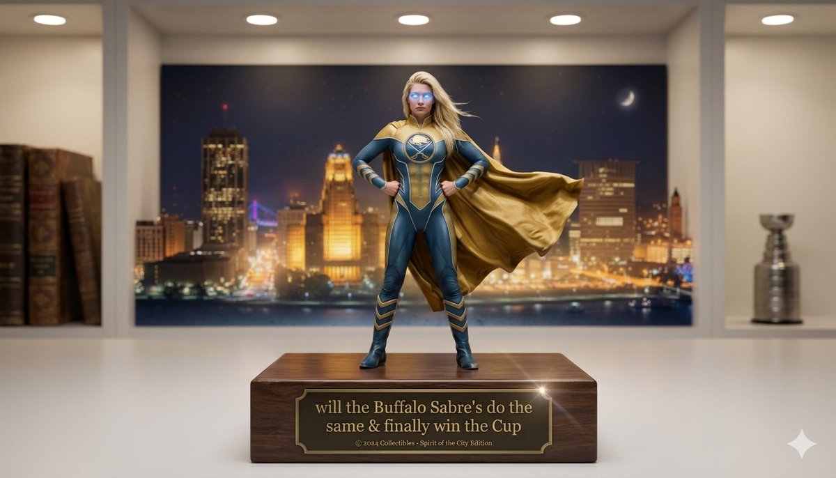 RCGdimensions's tweet photo. @BuffaloSabres @RoswellPark Sabre Woman brings the heat!...Will the Buffalo Sabre's finally win a Stanley Cup &amp; do the same!?!?...to be continued. https://t.co/cGgogO2Px4