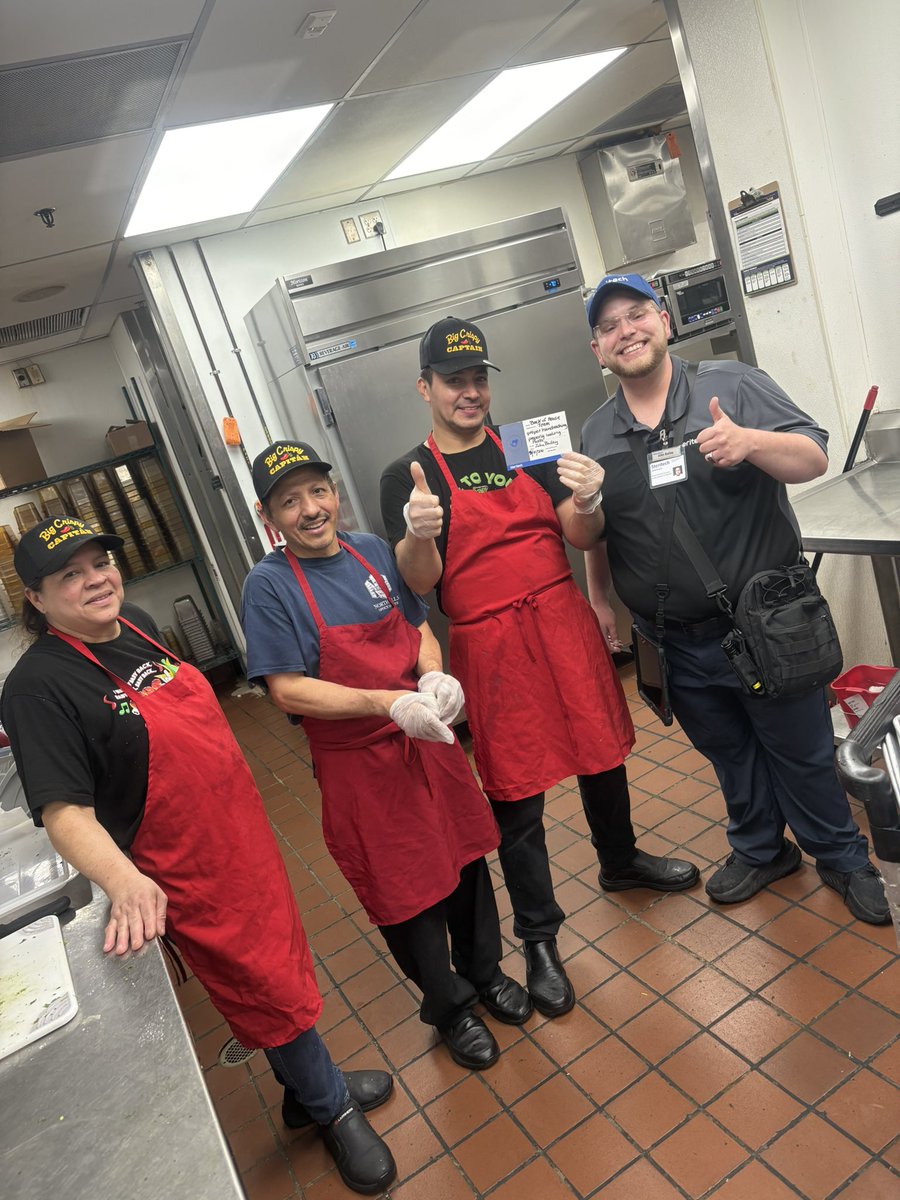 Klchops2's tweet photo. So immensely proud of my Team for achieving a 99 on this morning’s visit with Steritech!  Our rep even recognized them for their focus on maintaining a clean and safe restaurant for our Guests! #crispandclean #makingpeoplefeelspecial #chilislove @Chilis https://t.co/mYjvY5KErU
