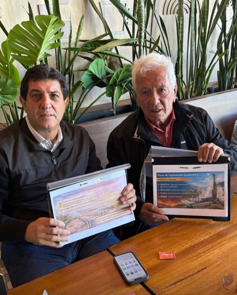 AdrianLaRioja's tweet photo. Bombazo Nacional:

Desde la Rioja al mundo.

 Mañana se anuncia en plan Quinquenal de minería

@jfrejal 

“La geotermia constituye una fuente potencial de generación de energía con menores costos y mayor previsibilidad. Por ello, a solicitud del diputado provincial por el departamento Arauco, @NAMMatucho , presentamos en el Senado de la Nación un Proyecto que Declara de Interés Nacional los estudios de evaluación destinados a determinar la entalpía del agua para la generación de energía a través del vapor, así como también su factibilidad y producción en la zona, destinada a su desarrollo.”