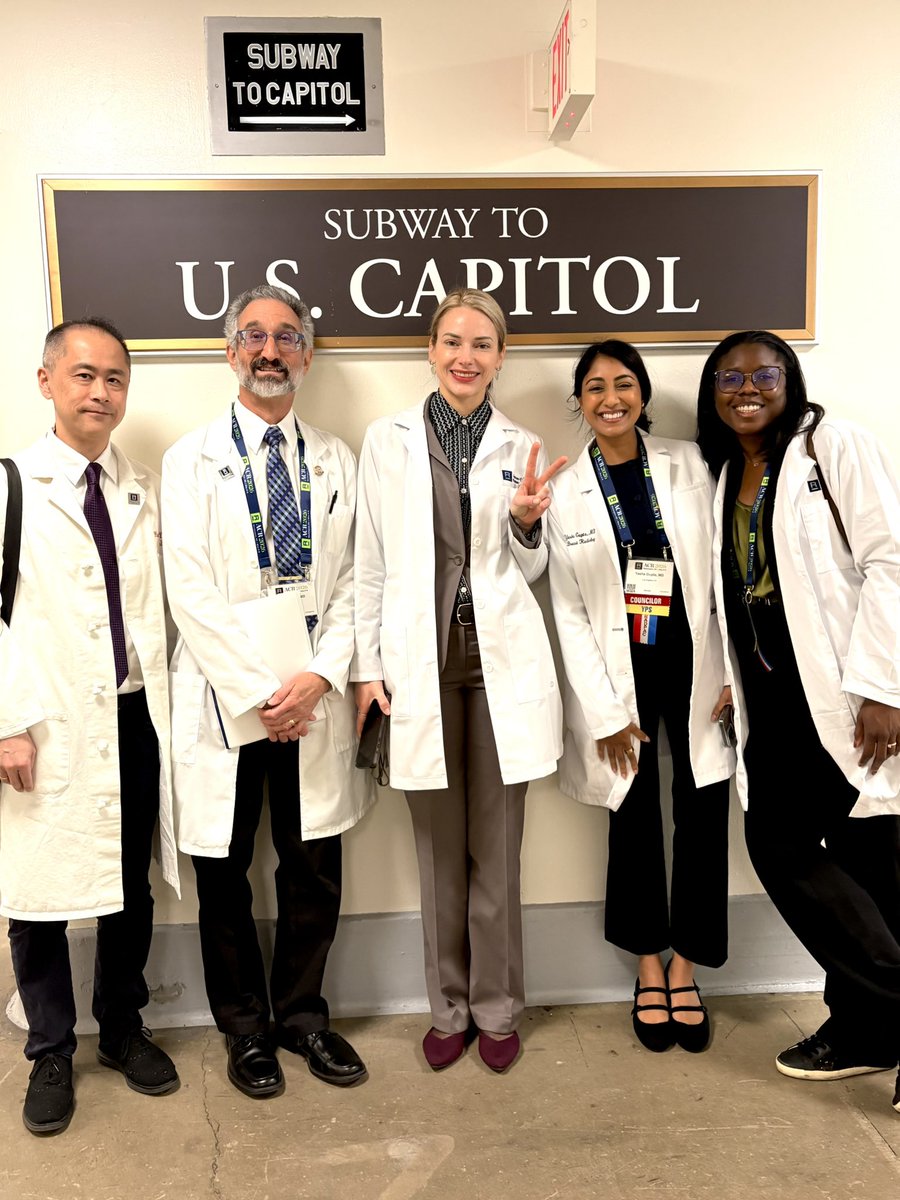 yashaguptamd's tweet photo. Great mentorship today by @MarkAlsonMD as we follow him around Capitol Hill. Learning from the best! #ACRHillDay2026 https://t.co/ce34vmpMnS