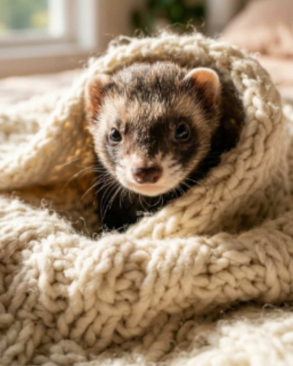 WareMFGinc's tweet photo. Awaiting snacks in my blanket fort!

#ferretsupplies #ferretcare #warepet https://t.co/d0rPolpOCK