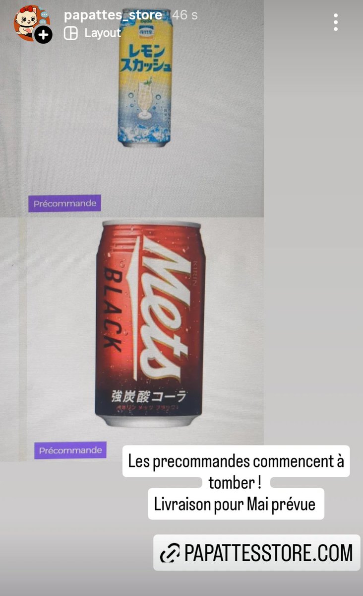 Prévu pour Mai ☀️🥤