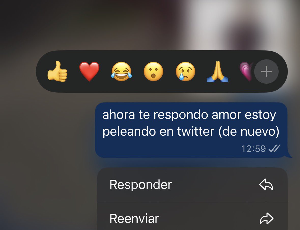 se sorprenderían la cantidad de veces que le mandé este mensaje
fueron 4 no es mucho pero realmente no puedo creer q sean 4