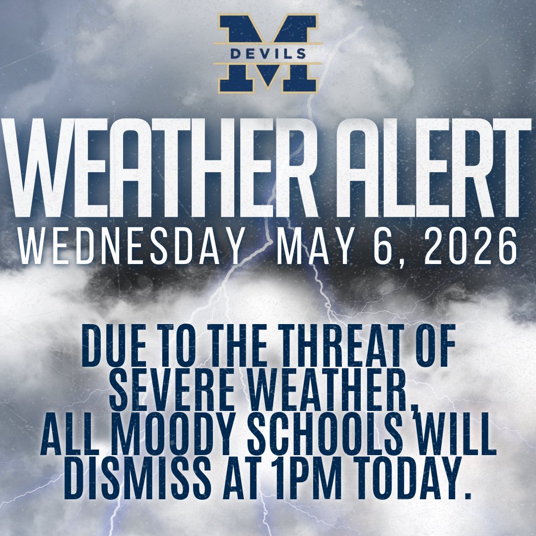 ashlynmcooke's tweet photo. Stay safe, Blue Devils!
@moodyhighsccboe 
@411Network_AL https://t.co/qunSDTM7rR