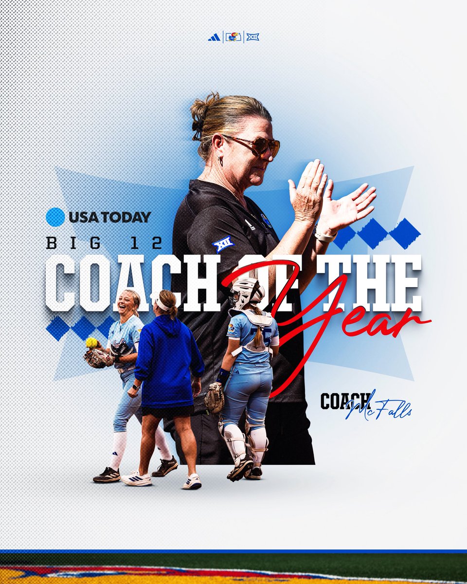 USA TODAY Sports Network’s Big 12 Coach of the Year 🏆

#RockChalk | <a href="/usatodaysports/">USA TODAY Sports</a>