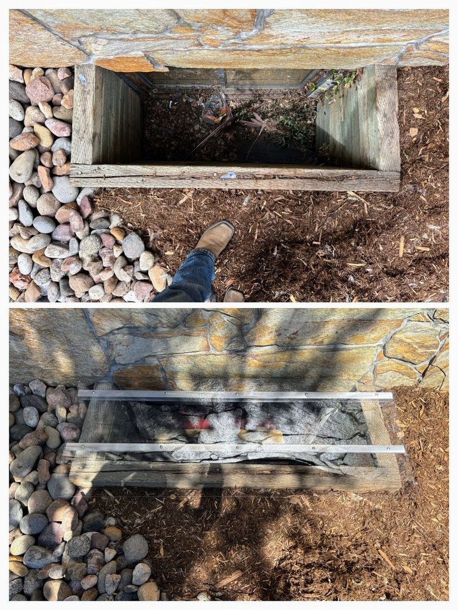 PolyguardCovers's tweet photo. Before ➡️ After says it all! 🙌

We installed 2 standards + 1 large cover on this Greeley home with wooden wells 

✔️ Less debris
✔️ Added safety
✔️ Better curb appeal

📞 970-674-0377
🌐 https://t.co/yGVqcKj1rz

#PolyguardCovers #GreeleyCO #HomeImprovement #WindowWellCovers https://t.co/DSpy3OZwhJ