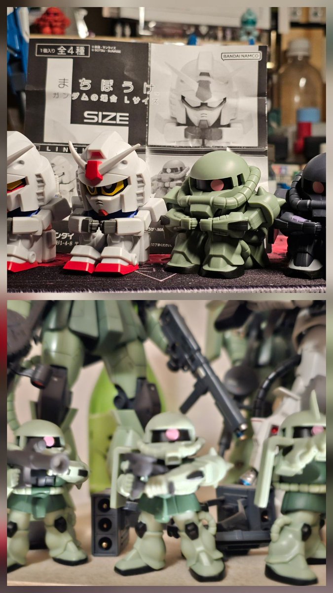K22751378's tweet photo. @sfodd84 シュー交換お疲れ様でした～♨️

ガチャって欲しいの出ない時はホント
いつになっても出ないんですよね😅
L サイズ待ちぼうけは泣きの1回(計5回)でコンプ出来ましたがザクだけ出るヤツはコンプまで相当突っ込みました🤣 https://t.co/VoB4Ltvm2n