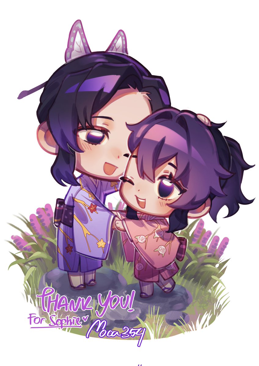 shinobuさん RT @tk0ch2: More Shinobu & Tsu 😭💜 getting this one turned into