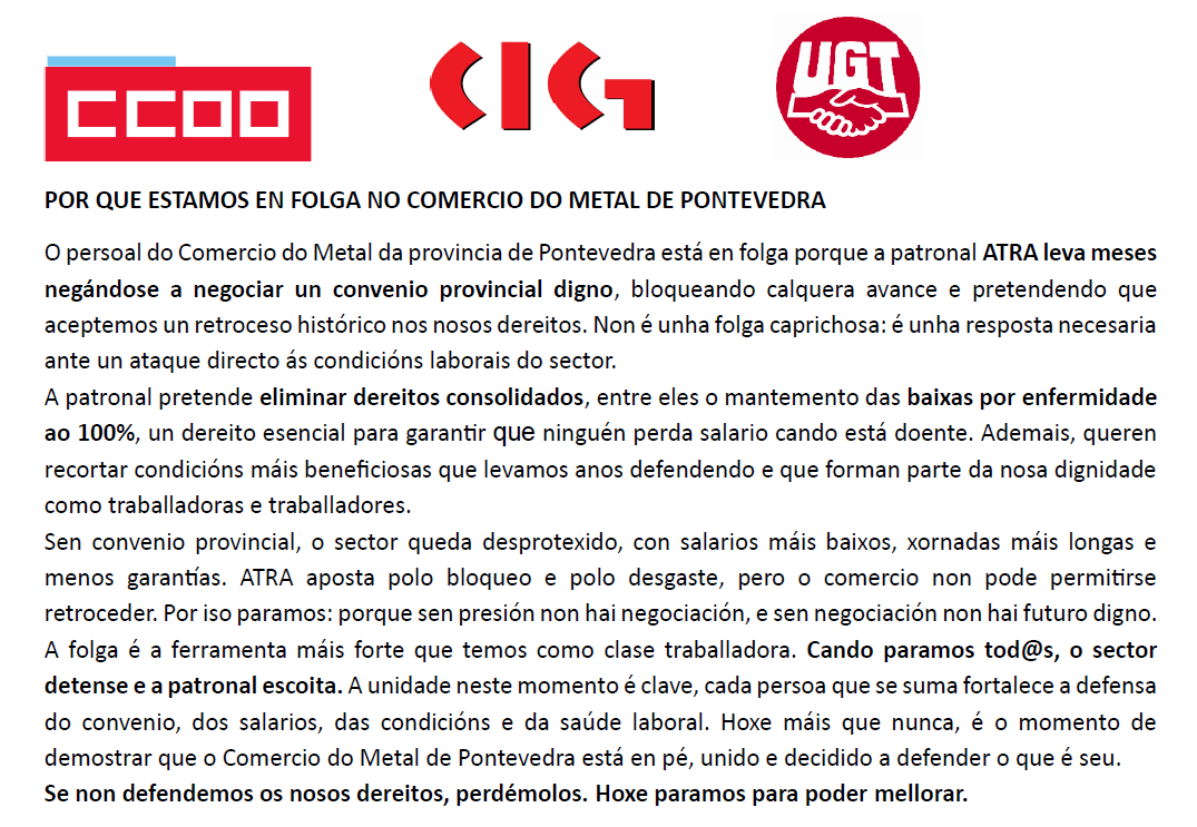 FeSMC-UGT Pontevedra (@fesmcpontevedra) on Twitter photo 