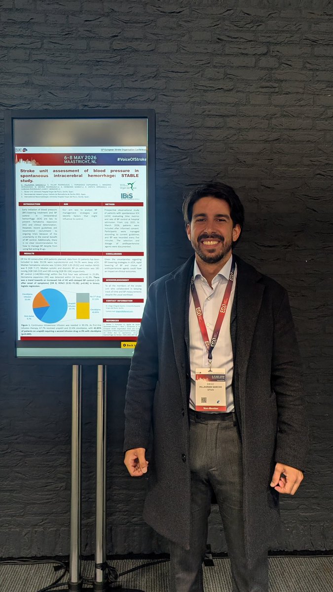 neuroHUVR's tweet photo. A continuación os dejamos algunos de los trabajos presentados por los residentes y adjuntos de nuestro servicio en la 12th European Stroke Organización Conference en Maastricht (1/2) #12thESOC #stroke #vascularneurology 🧠🩸 https://t.co/6Rw9nValMn