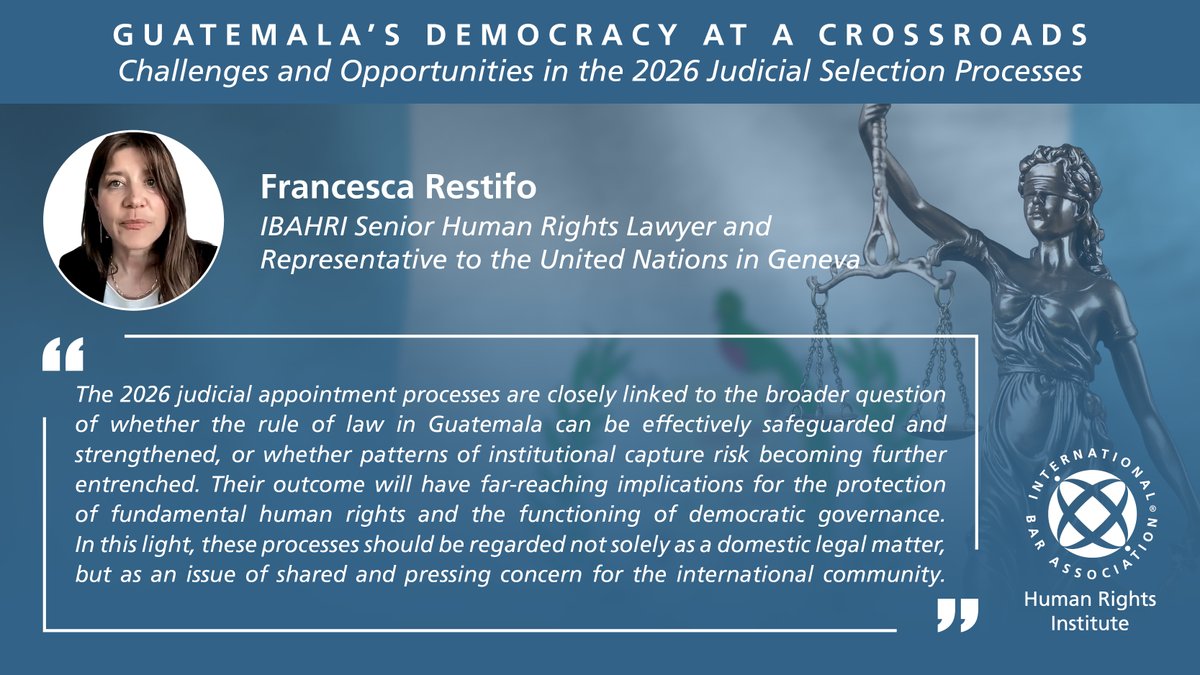 IBA's Human Rights Institute tweet media