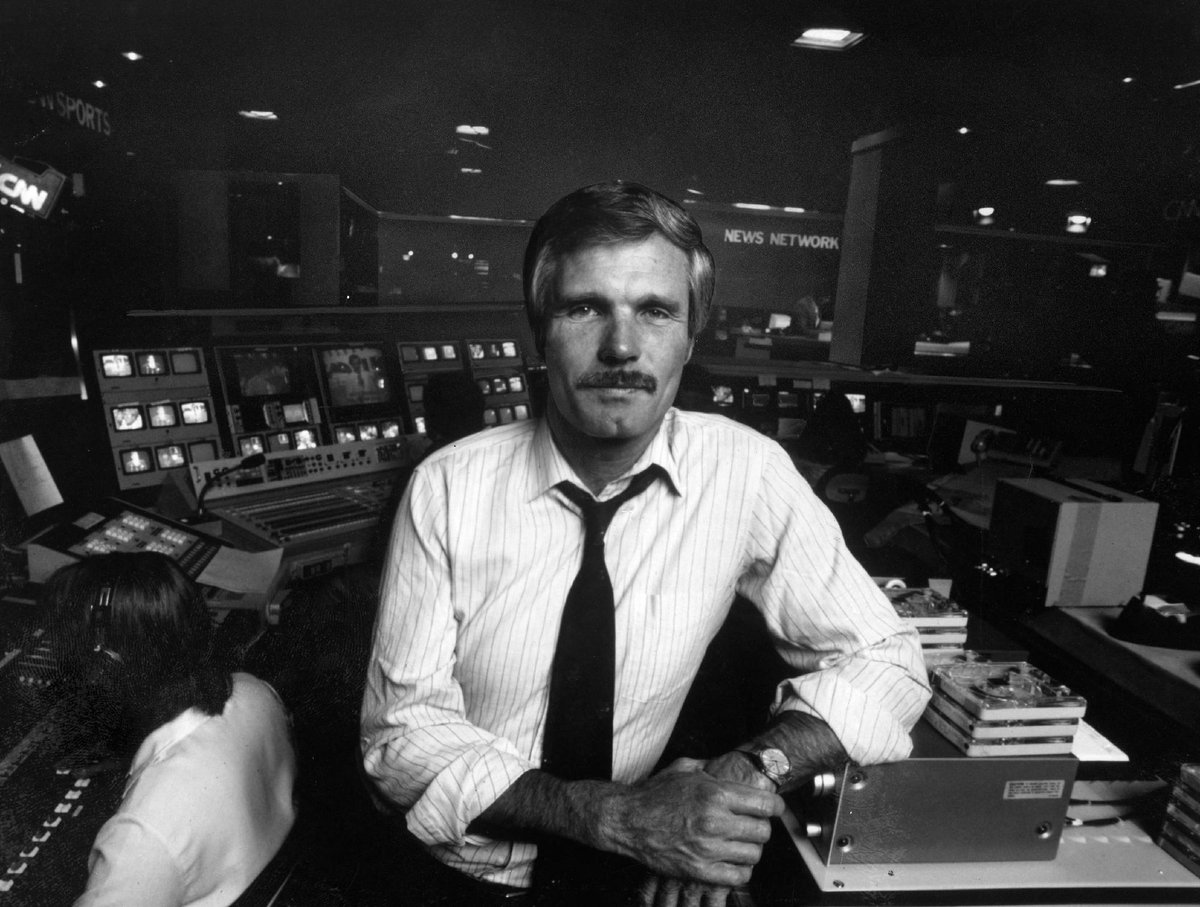 letterboxd's tweet image. Ted Turner, founder of Turner Classic Movies (1938-2026) 🤍