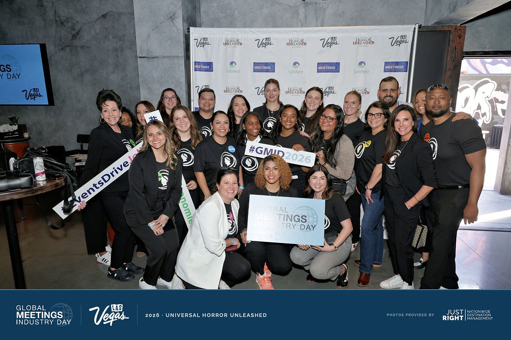 LVCVA's tweet photo. Happy #GMID2026 🎉
Every event is elevated in Las Vegas—the city’s energy fuels innovation, creativity and unforgettable attendee experiences. For #GMID, our meetings community assembled 200+ care kits and collected 1,500 lbs of professional clothing at @unleashedvegas to support @safenest survivors entering the workforce.
#VegasMeansBusiness