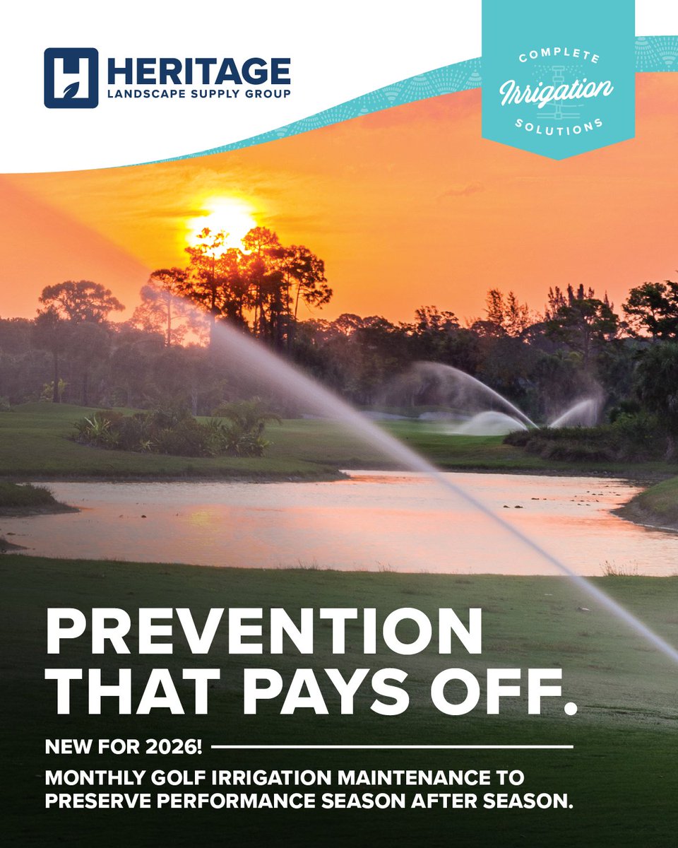 HLS_Golf's tweet photo. A small irrigation issue caught early is a lot cheaper than a big one caught late. 

Our annual service contract covers monthly proactive testing for Florida golf courses and saves you $250 per visit. 

Reach out to your local territory manager to get started. https://t.co/D8DYgrAlDh