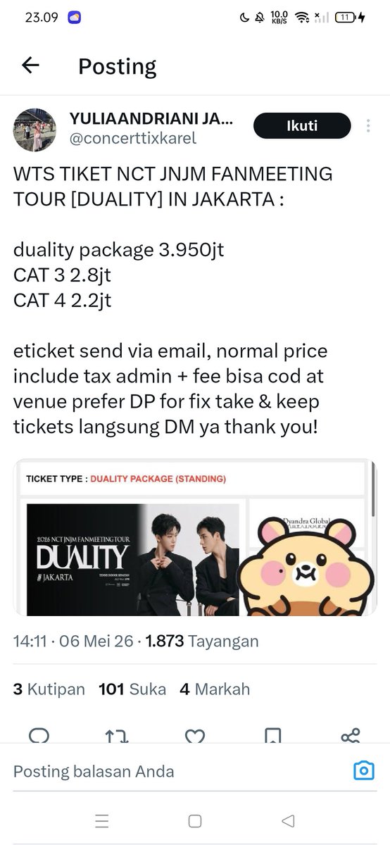 WARN!!! ini juga scammer ya guys~ jangan tergiur karna harganya segitu dia scam,, tadi ada yang komen scam langsung dia hapus postnya trus buat baru lagi,, HELP RT &amp; BLOCK🙏🏻