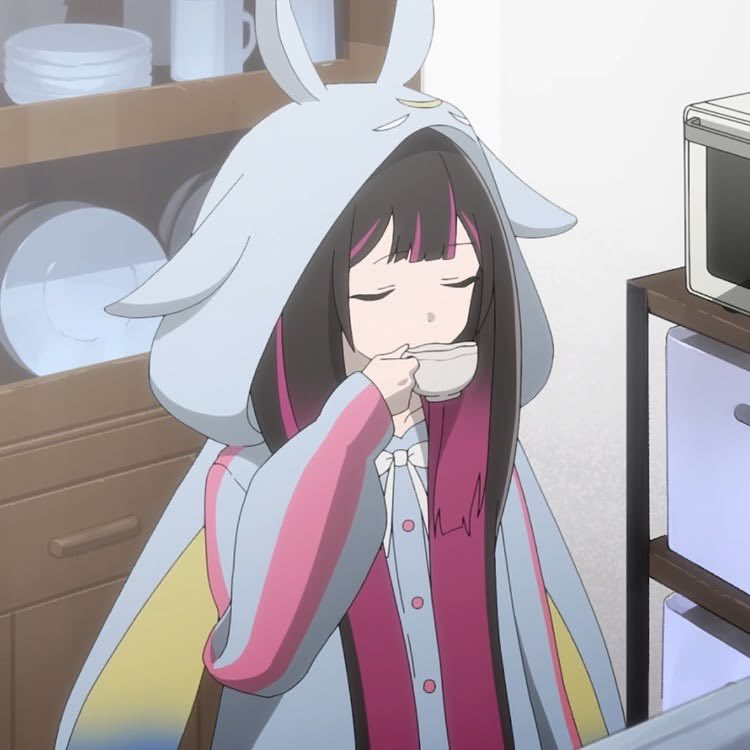 samipriestess's tweet photo. Simply drinking some tea in her Pajamas, quite cozy day. https://t.co/Xutb6P8AKY