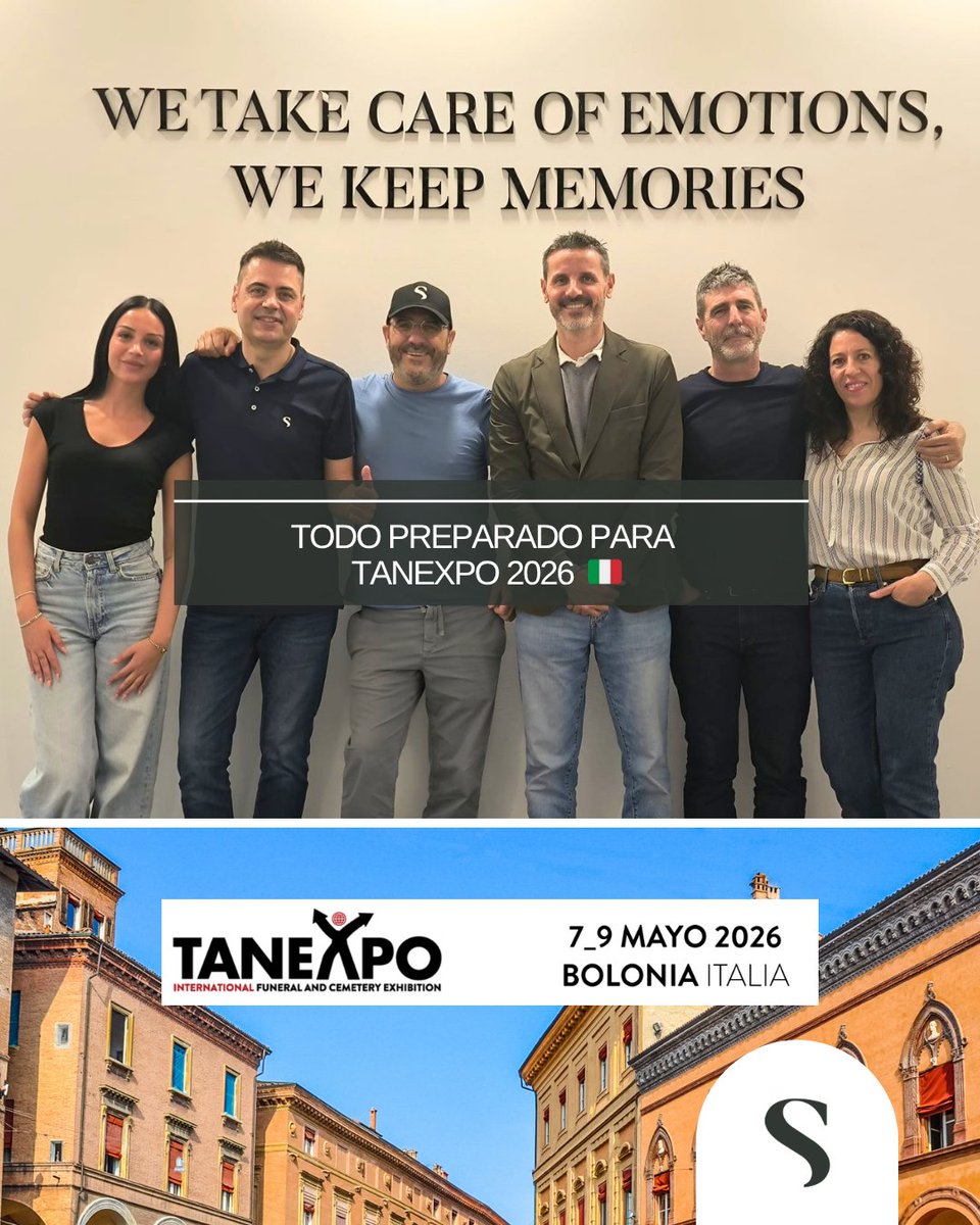 SortemDelivery's tweet photo. ✨🇮🇹 ✨ Todo preparado para una nueva edición de Tanexpo 2026.
Unos días para reencontrarnos con compañeros del sector y seguir construyendo proyectos con sentido. 🤝

📍 Bolonia
📅 7–9 mayo 2026
Nos vemos muy pronto.
Pabellón 22 - Stand B69-C70 ✨

#Tanexpo #Tanexpo2026 #Sortem https://t.co/O2uAv0JiGm